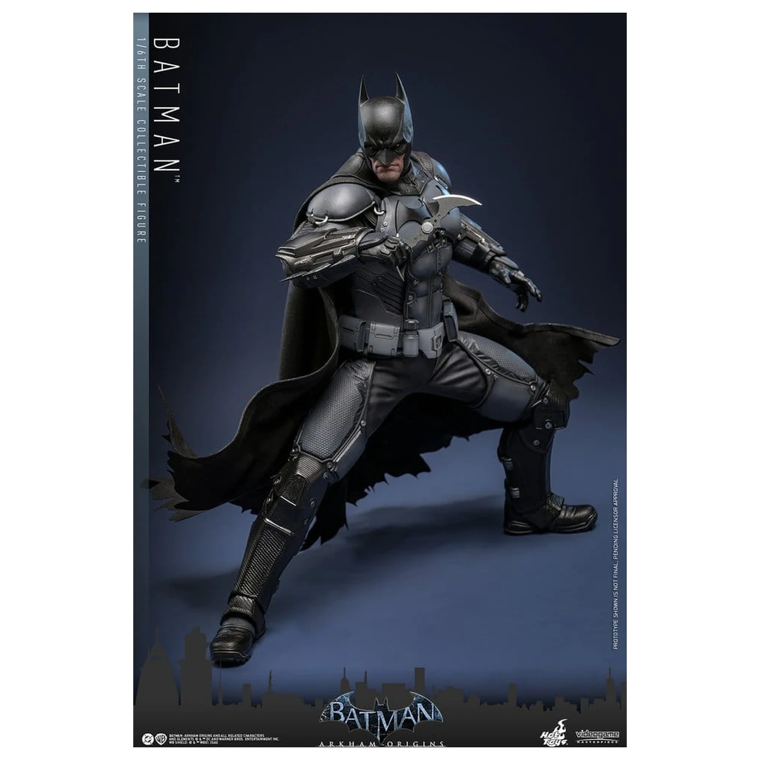 Batman Arkham Origins Videospiel Meisterwerk Actionfigur 1/6 Batman 33 cm Produktfoto