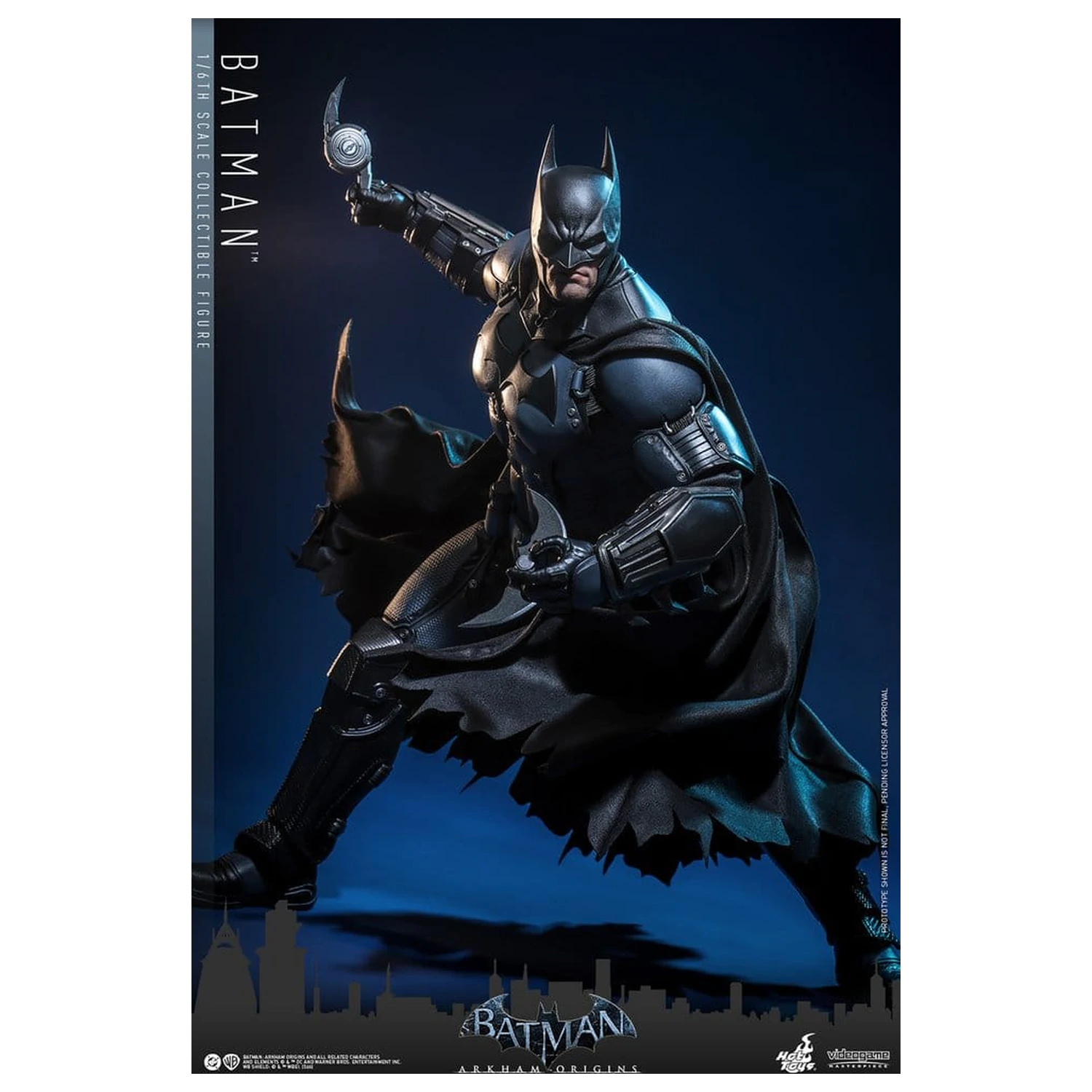 Batman Arkham Origins Videospiel Meisterwerk Actionfigur 1/6 Batman 33 cm Produktfoto