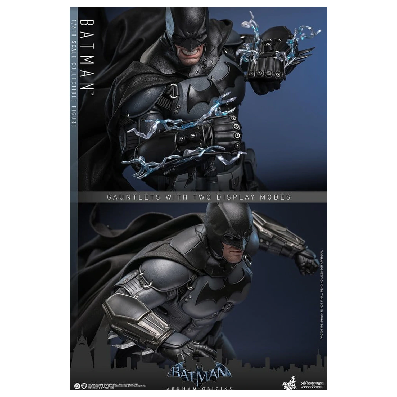 Batman Arkham Origins Videospiel Meisterwerk Actionfigur 1/6 Batman 33 cm Produktfoto