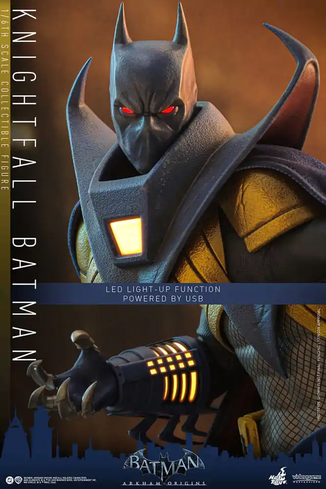 Batman: Arkham Origins Videogame Masterpiece Action-Figur 1/6 Knightfall Batman 32 cm Produktfoto