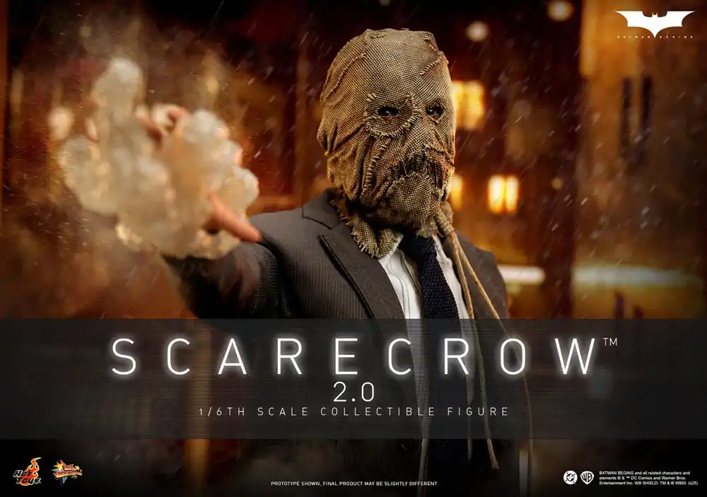 Batman Begins Movie Masterpiece Actionfigur 1/6 Scarecrow 2.0 30 cm Produktfoto