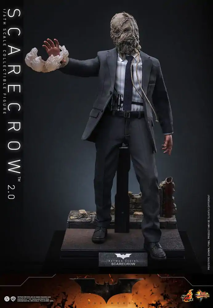 Batman Begins Movie Masterpiece Actionfigur 1/6 Scarecrow 2.0 30 cm Produktfoto