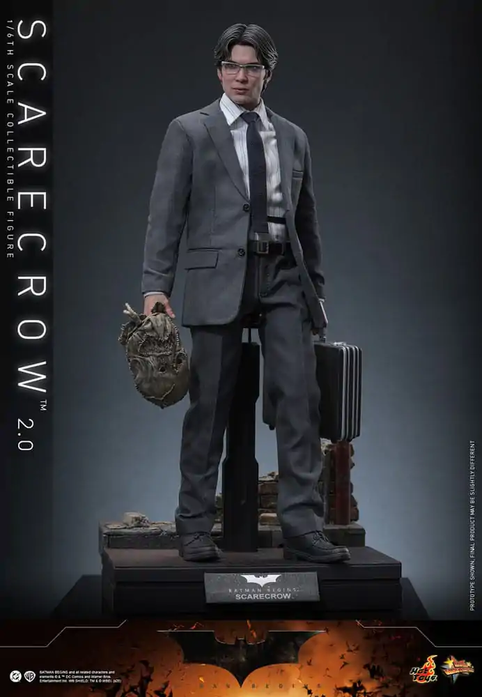 Batman Begins Movie Masterpiece Actionfigur 1/6 Scarecrow 2.0 30 cm Produktfoto