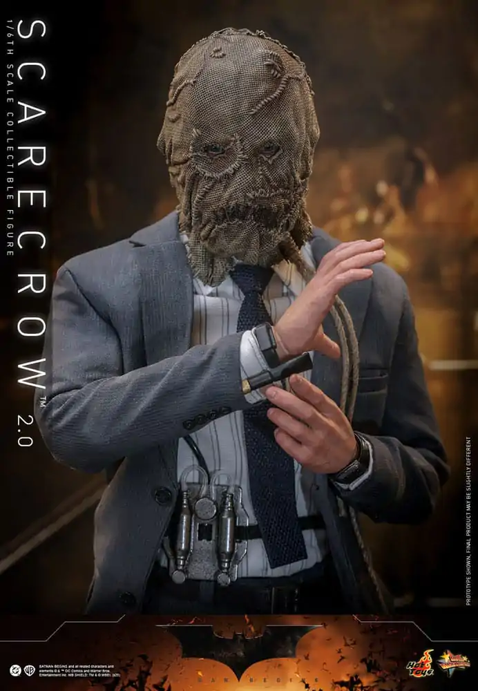Batman Begins Movie Masterpiece Actionfigur 1/6 Scarecrow 2.0 30 cm Produktfoto