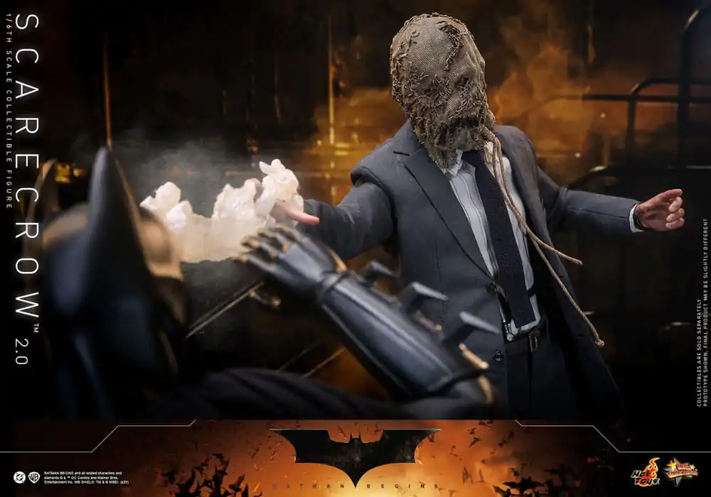 Batman Begins Movie Masterpiece Actionfigur 1/6 Scarecrow 2.0 30 cm Produktfoto