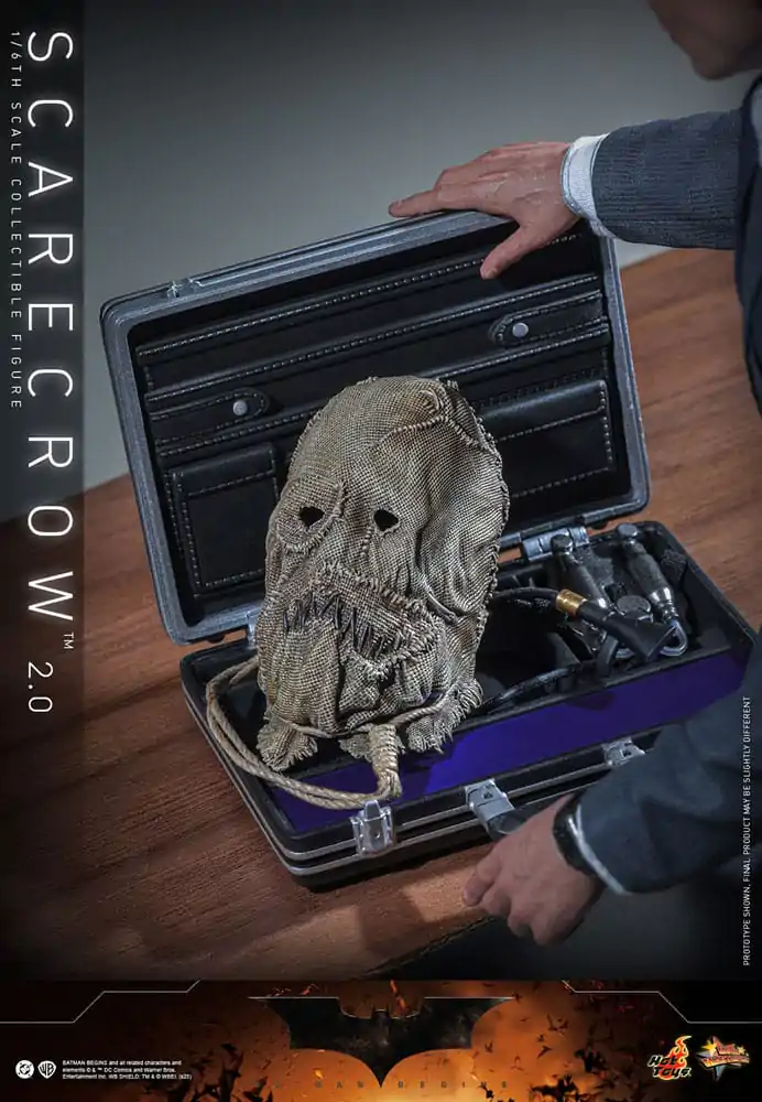 Batman Begins Movie Masterpiece Actionfigur 1/6 Scarecrow 2.0 30 cm Produktfoto