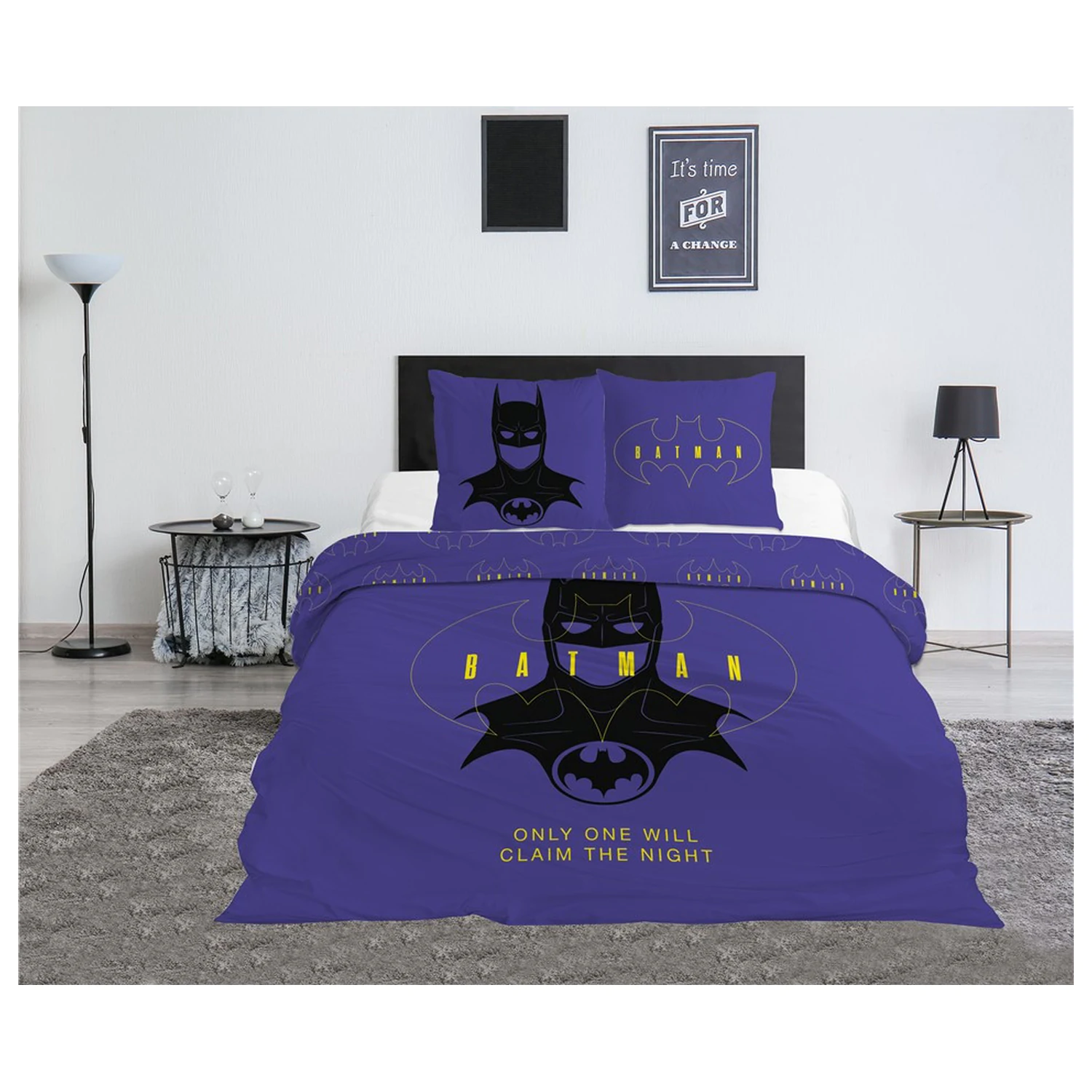 Batman Claim the Night Doppel Bettbezug Set Produktfoto