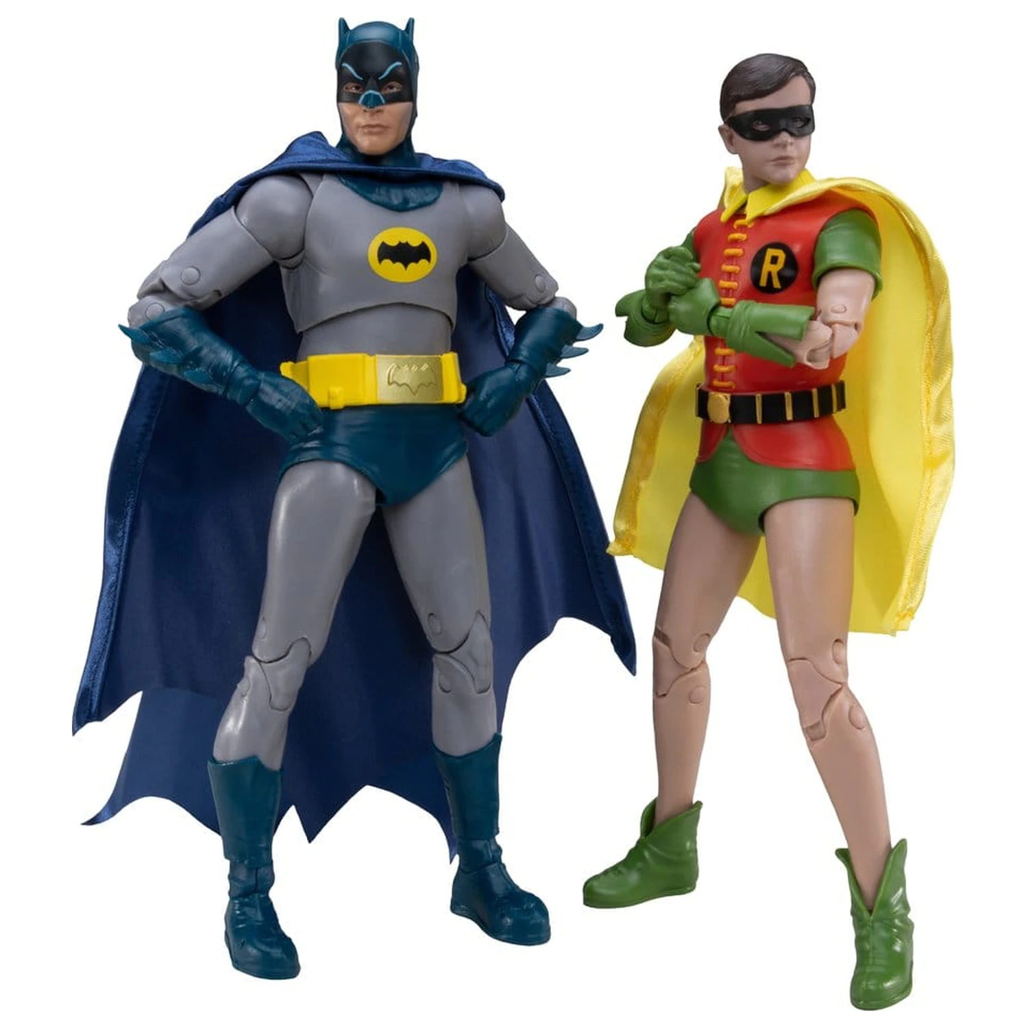 Batman Classic TV Series DC Multiverse McFarlane Sammler Edition Actionfiguren 2er-Pack Batman and Robin 18 cm Produktfoto