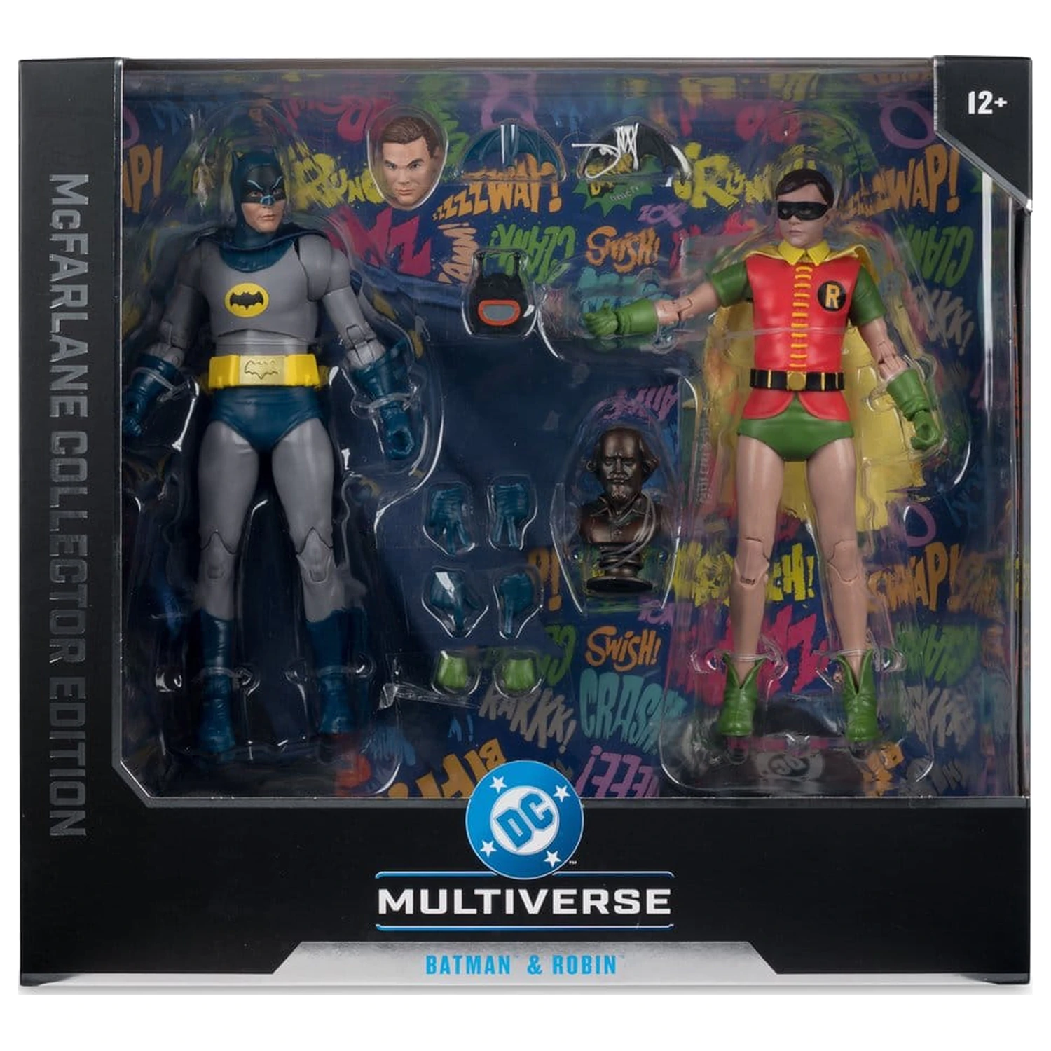 Batman Classic TV Series DC Multiverse McFarlane Sammler Edition Actionfiguren 2er-Pack Batman and Robin 18 cm Produktfoto