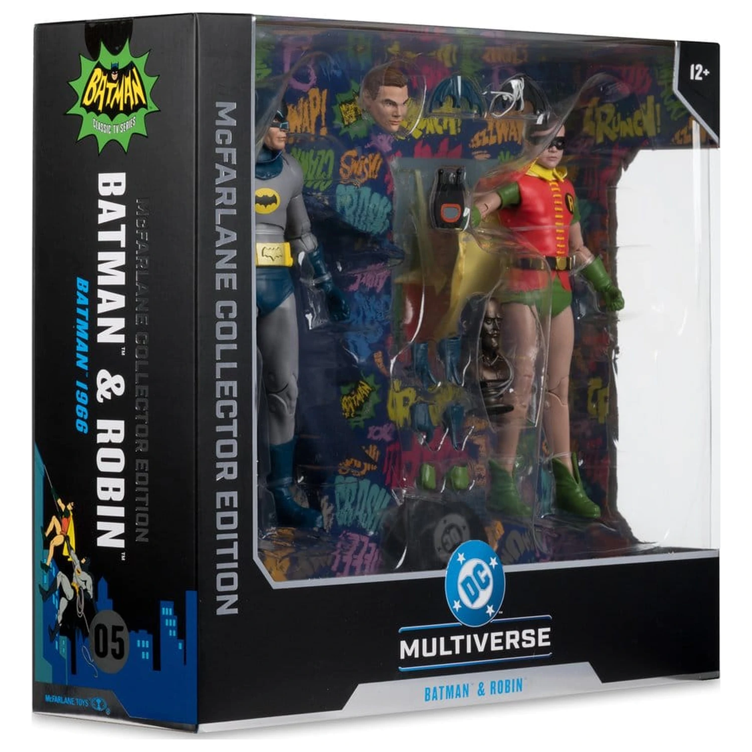 Batman Classic TV Series DC Multiverse McFarlane Sammler Edition Actionfiguren 2er-Pack Batman and Robin 18 cm Produktfoto