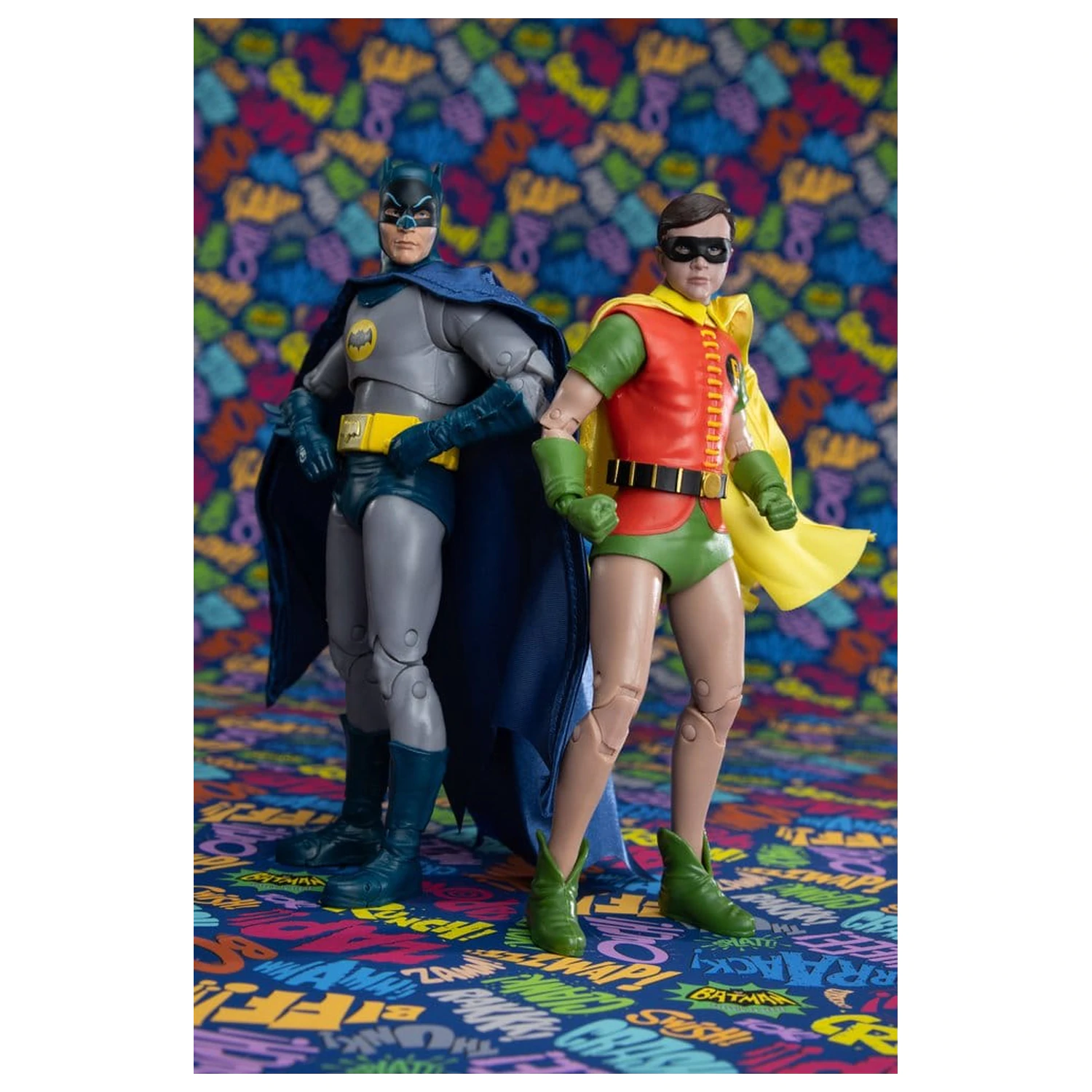 Batman Classic TV Series DC Multiverse McFarlane Sammler Edition Actionfiguren 2er-Pack Batman and Robin 18 cm Produktfoto