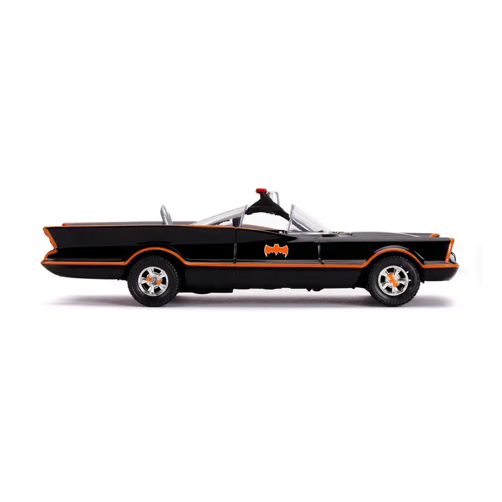 Batman Classic TV Series Diecast Modell 1/32 1966 Classic Batmobile mit Figur Produktfoto
