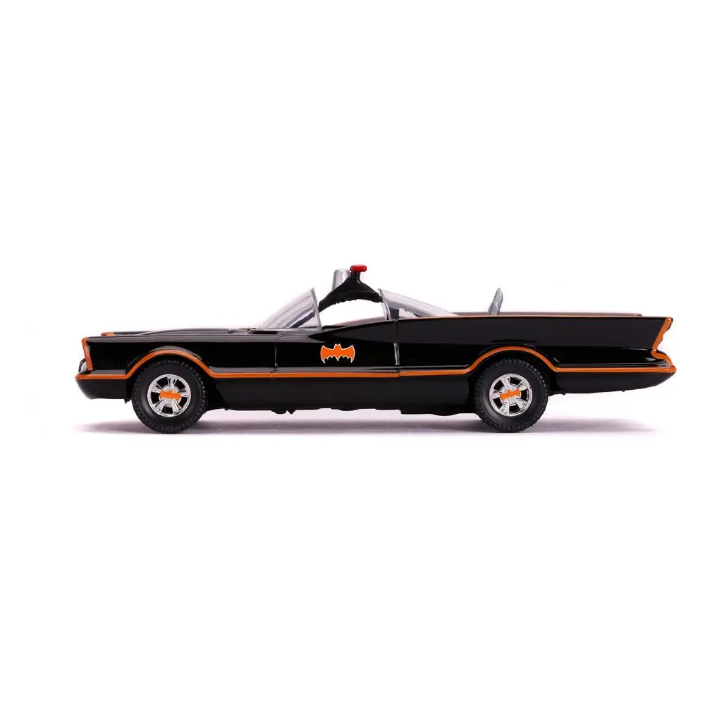 Batman Classic TV Series Diecast Modell 1/32 1966 Classic Batmobile mit Figur Produktfoto
