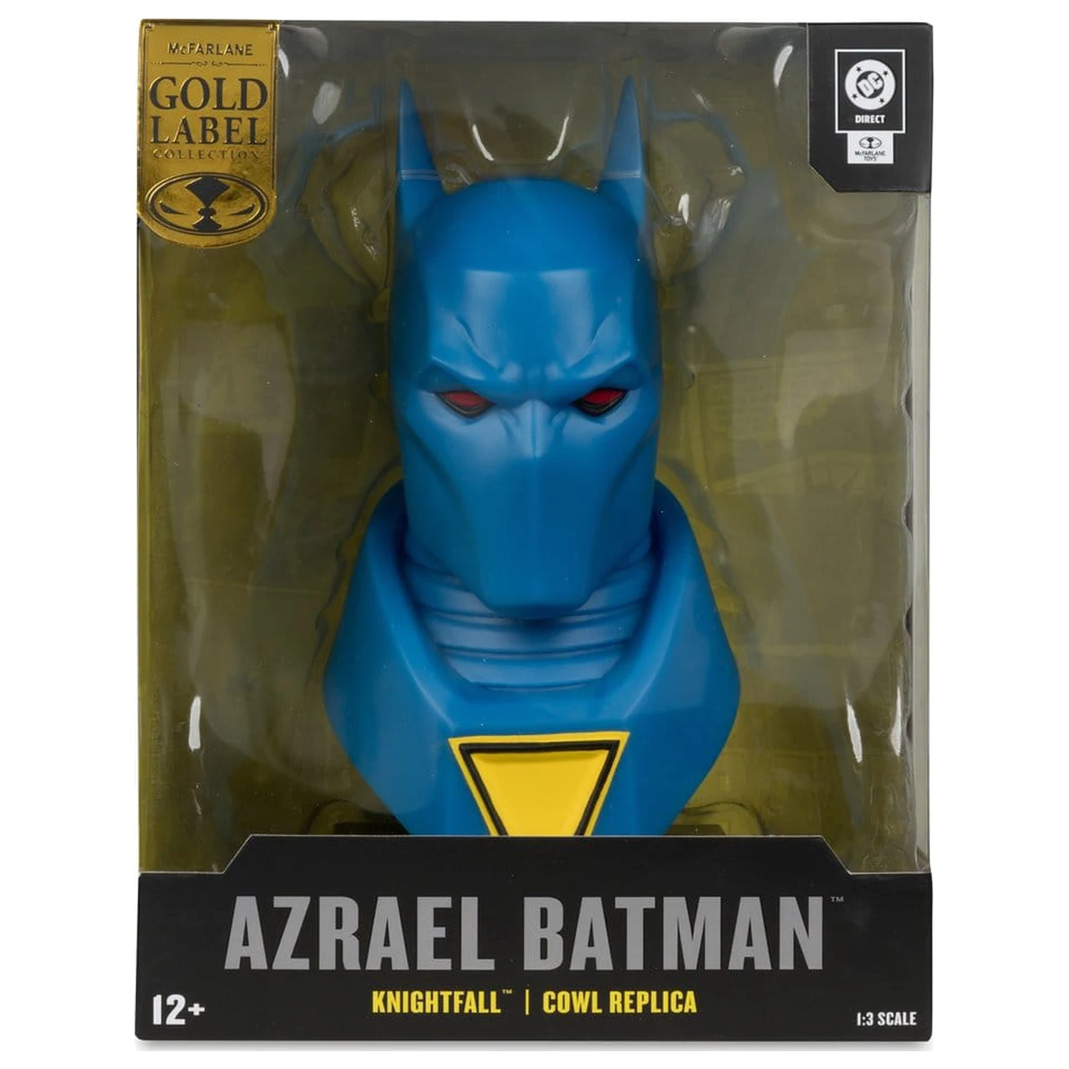 Batman DC Direct Mini-Nachbildung 1/3 Azrael Batman Mask (Batman: Knightfall) (Gold Label Collection) 18 Zentimeter Produktfoto