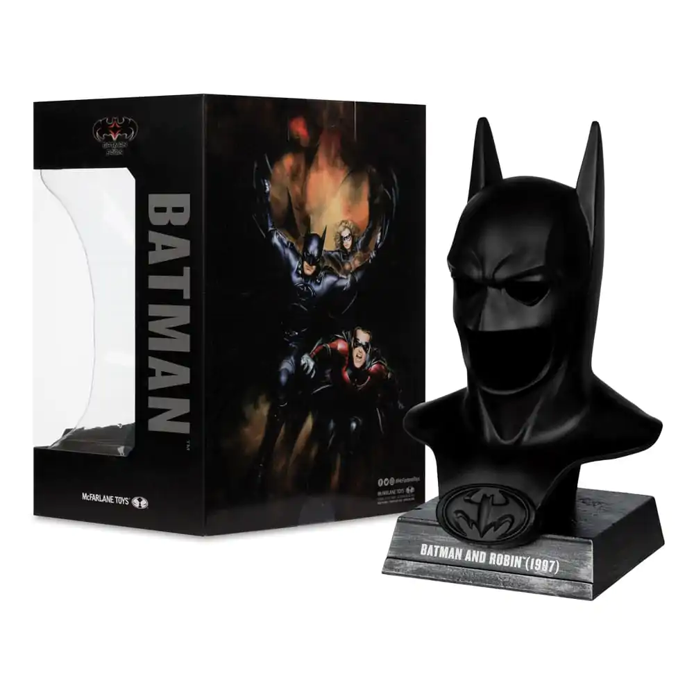 Batman DC Direct Mini Replika 1/3 Batman Cowl (Batman & Robin) 19 cm Produktfoto