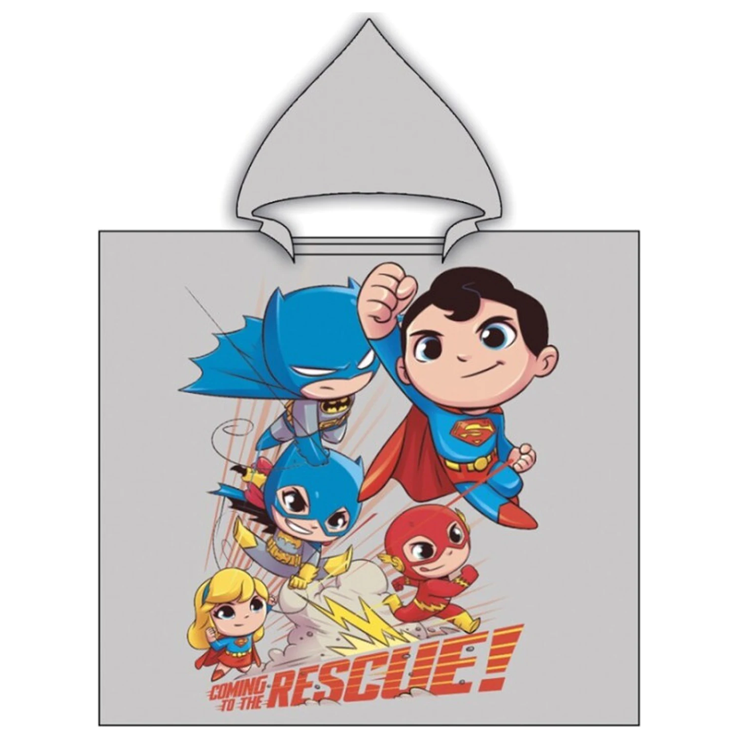 Batman DC Heroes Unite Badetuch Poncho Produktfoto