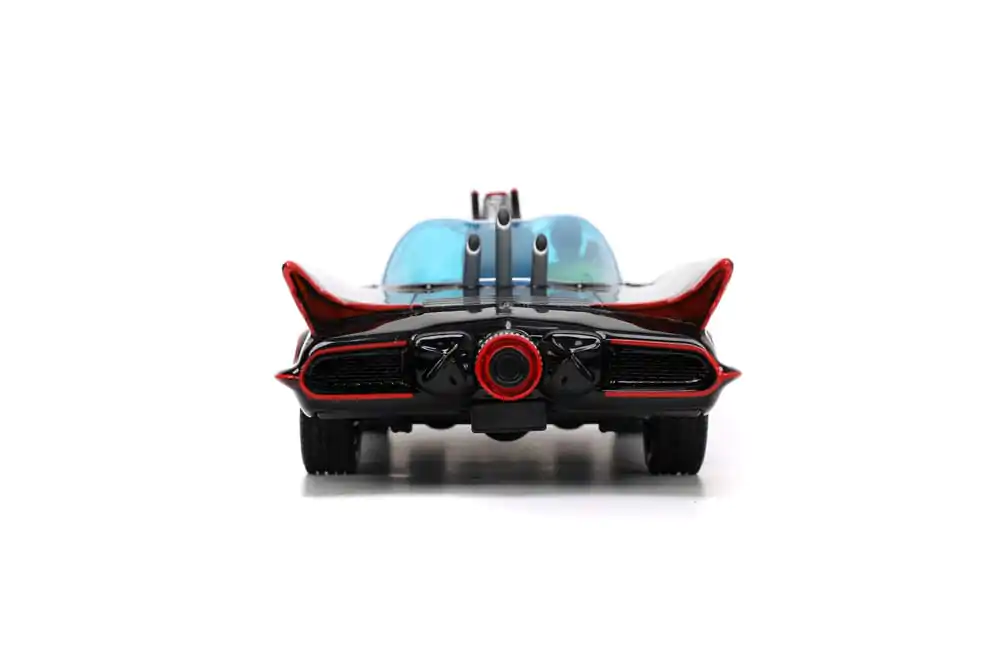Batman Diecast Modell 1/24 5er Pack Classic TV Series Batman, Robin, Joker, Penguin &amp; Batmobile Produktfoto