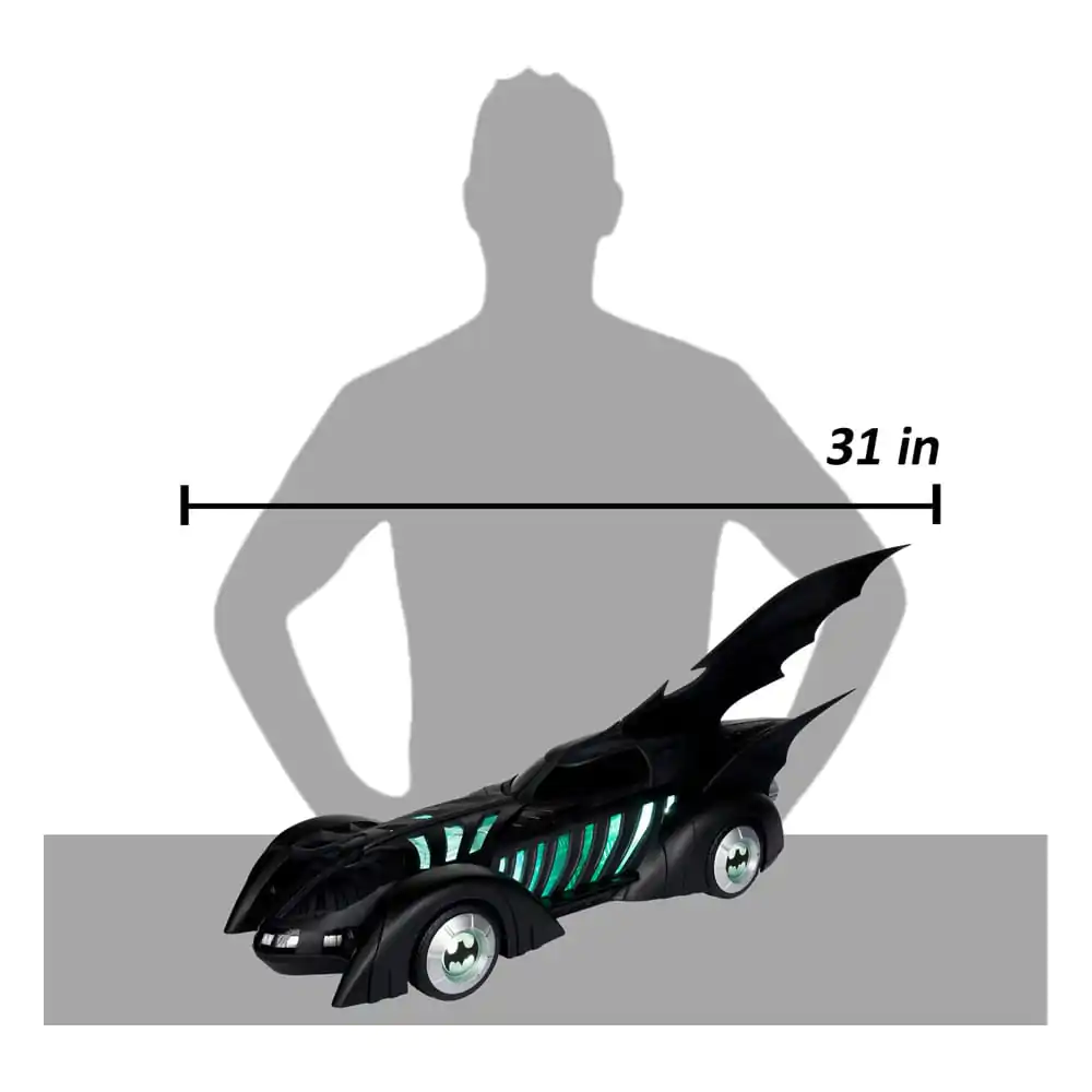 Batman Forever DC Multiverse Actionfigur mit Fahrzeug Alfred Pennyworth &amp; Batmobile (Gold Label) 79 cm Produktfoto