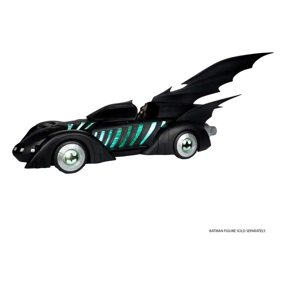 Batman Forever DC Multiverse Actionfigur mit Fahrzeug Alfred Pennyworth &amp; Batmobile (Gold Label) 79 cm Produktfoto