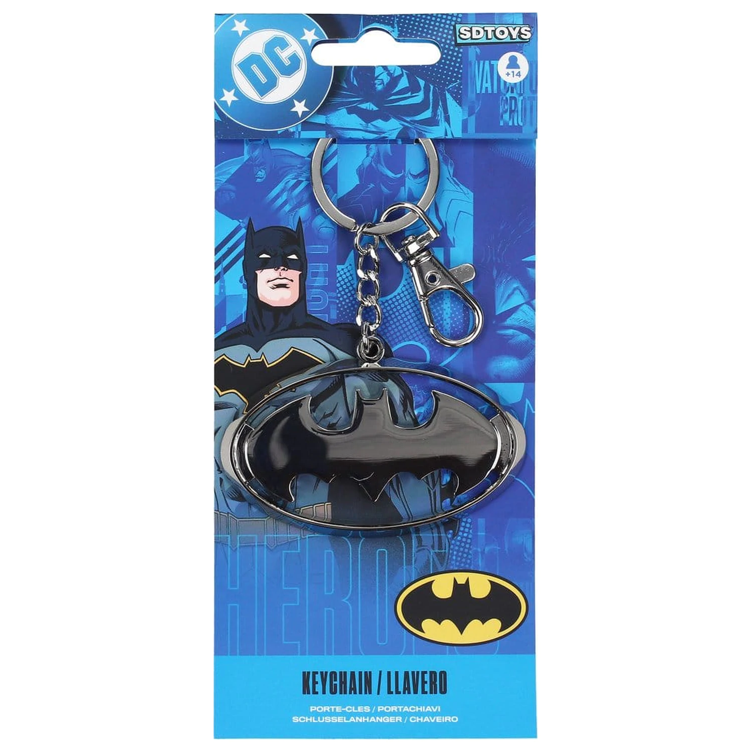 Batman Metall Schlüsselanhänger Produktfoto