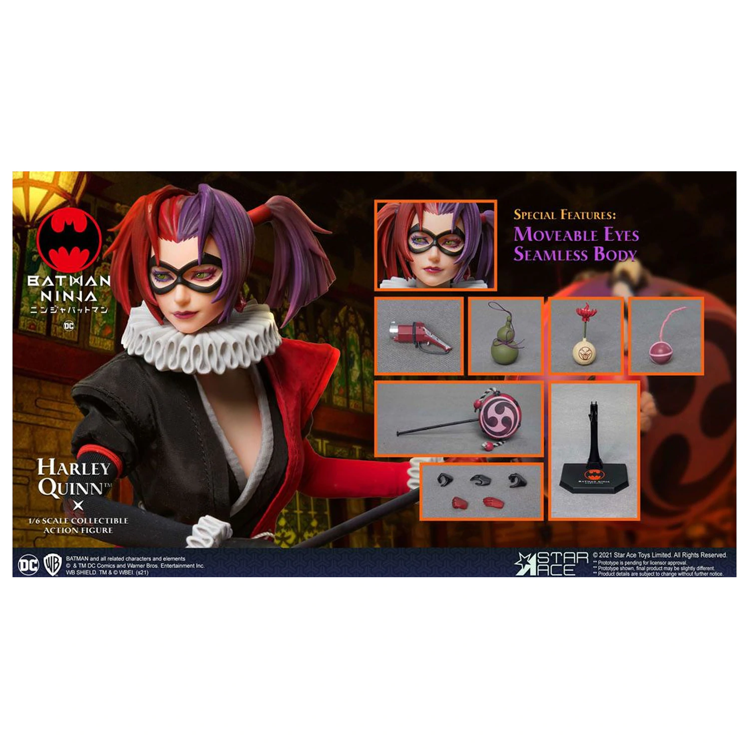 Batman Ninja Meine Lieblings-Film-Actionfigur 1/6 Harley Quinn Normal Ver. 30 cm Produktfoto