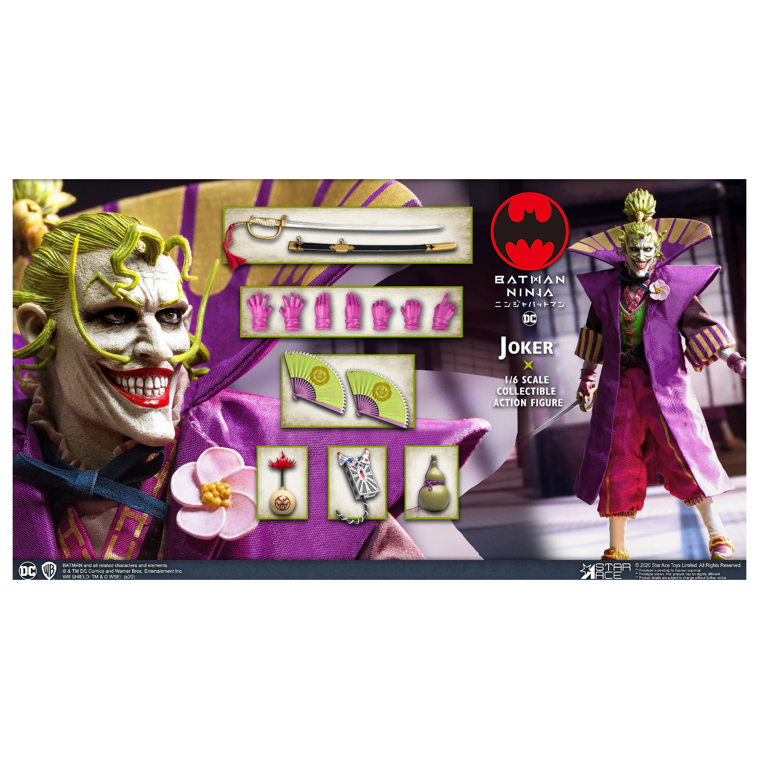 Batman Ninja My Favourite Movie Actionfigur 1/6 Joker 30 cm Produktfoto