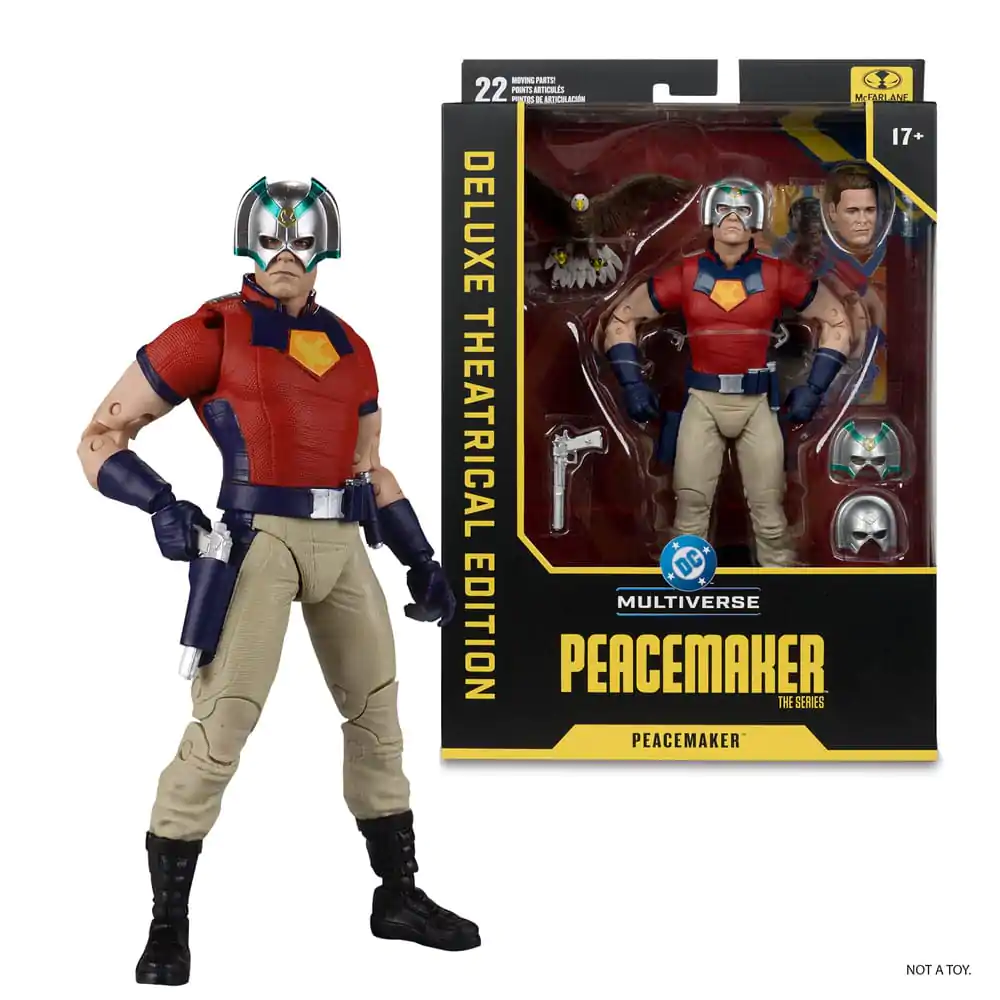 Peacemaker DC Multiverse DC Theatrical Deluxe Edition Actionfigur Peacemaker 19 cm Produktfoto