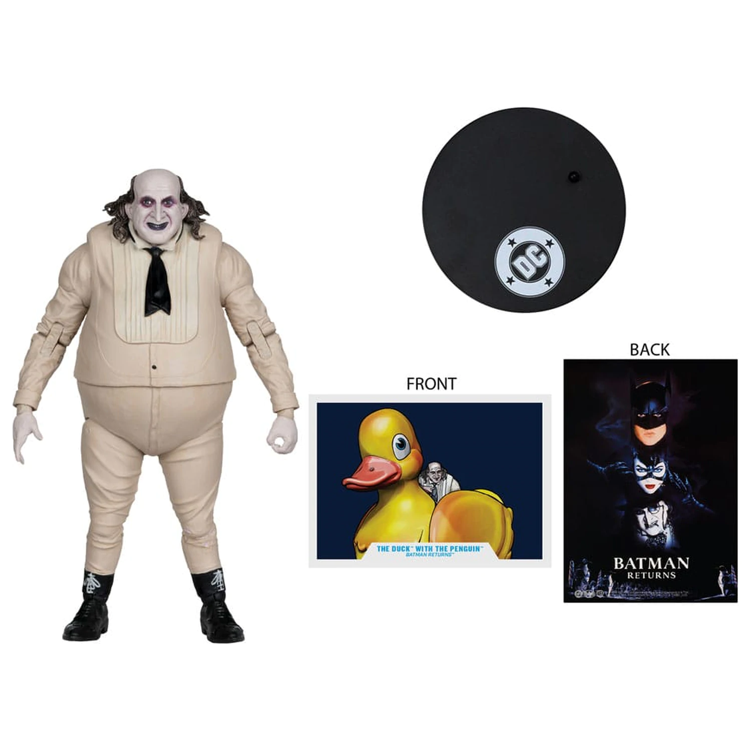 Batman Returns DC Multiverse mit Action-Figur Fahrzeug The Duck & Penguin 24 cm Produktfoto