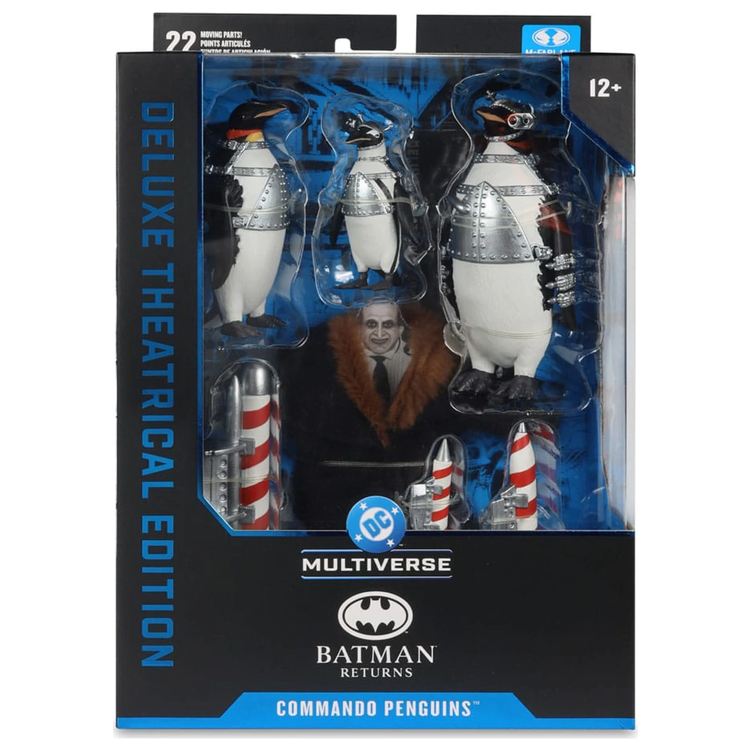 Batman Returns DC Theatrical Deluxe Edition Actionfigur Commando Penguins Pack 12 cm Produktfoto