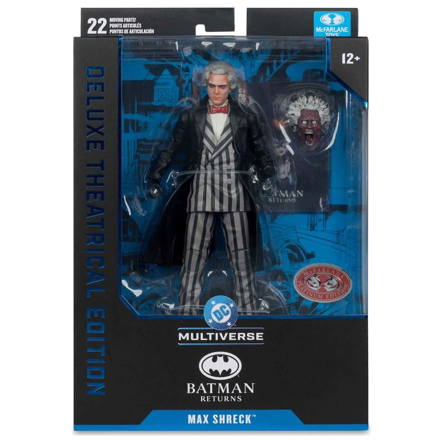 Batman Returns DC Theatrical Deluxe Edition Actionfigur Max Shreck (Red Platinum Edition) 18 cm Produktfoto