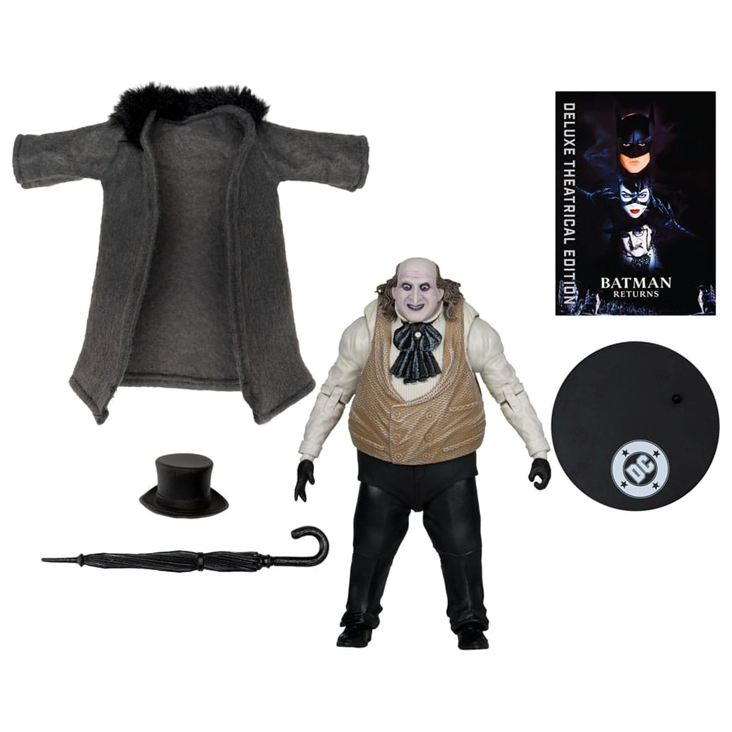 Batman Returns DC Theatrical Deluxe Ausgabe Action Figur The Penguin 16 cm Produktfoto