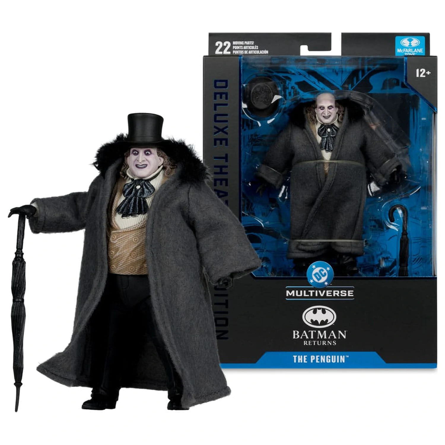 Batman Returns DC Theatrical Deluxe Ausgabe Action Figur The Penguin 16 cm Produktfoto