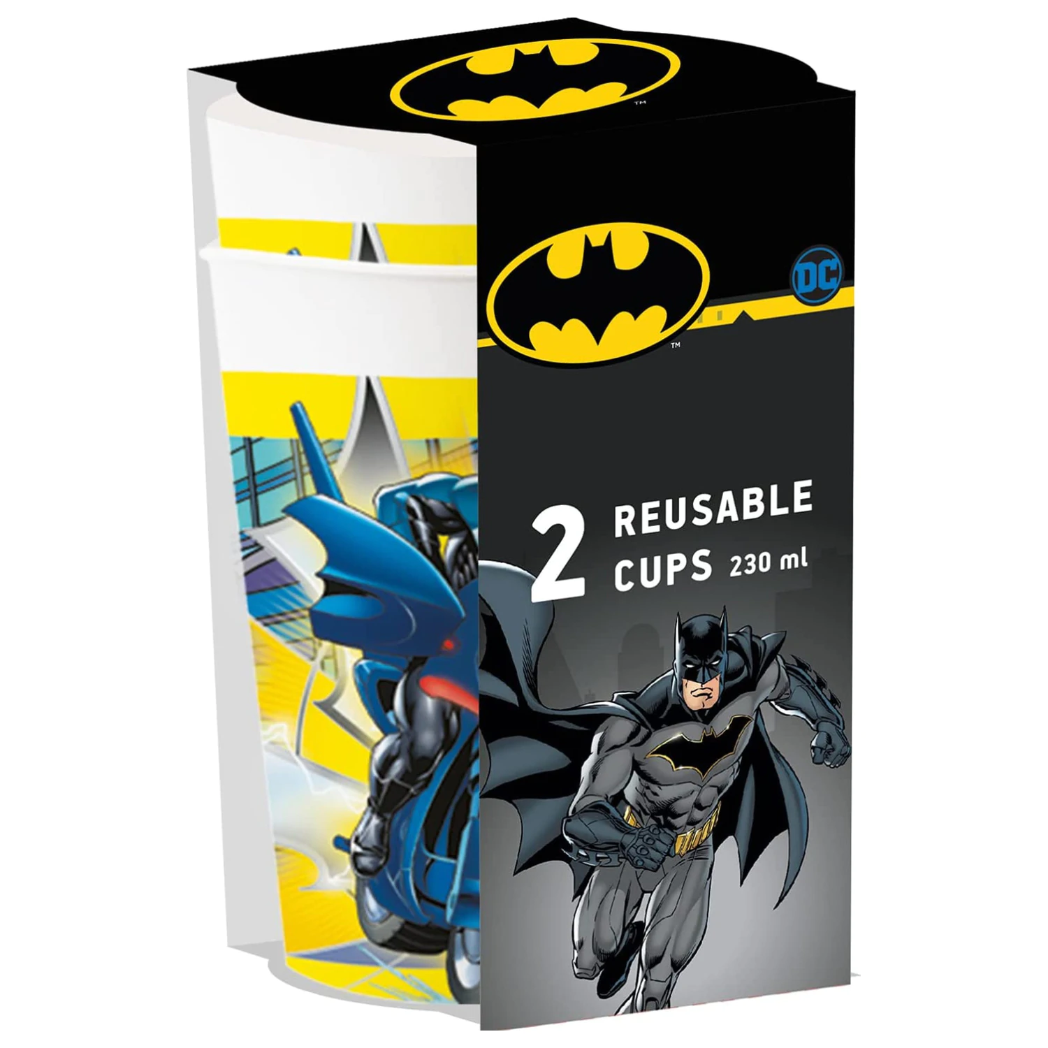 Batman Rogue Rage Plastikbecher-Set, 2 Stück, 230 ml Produktfoto