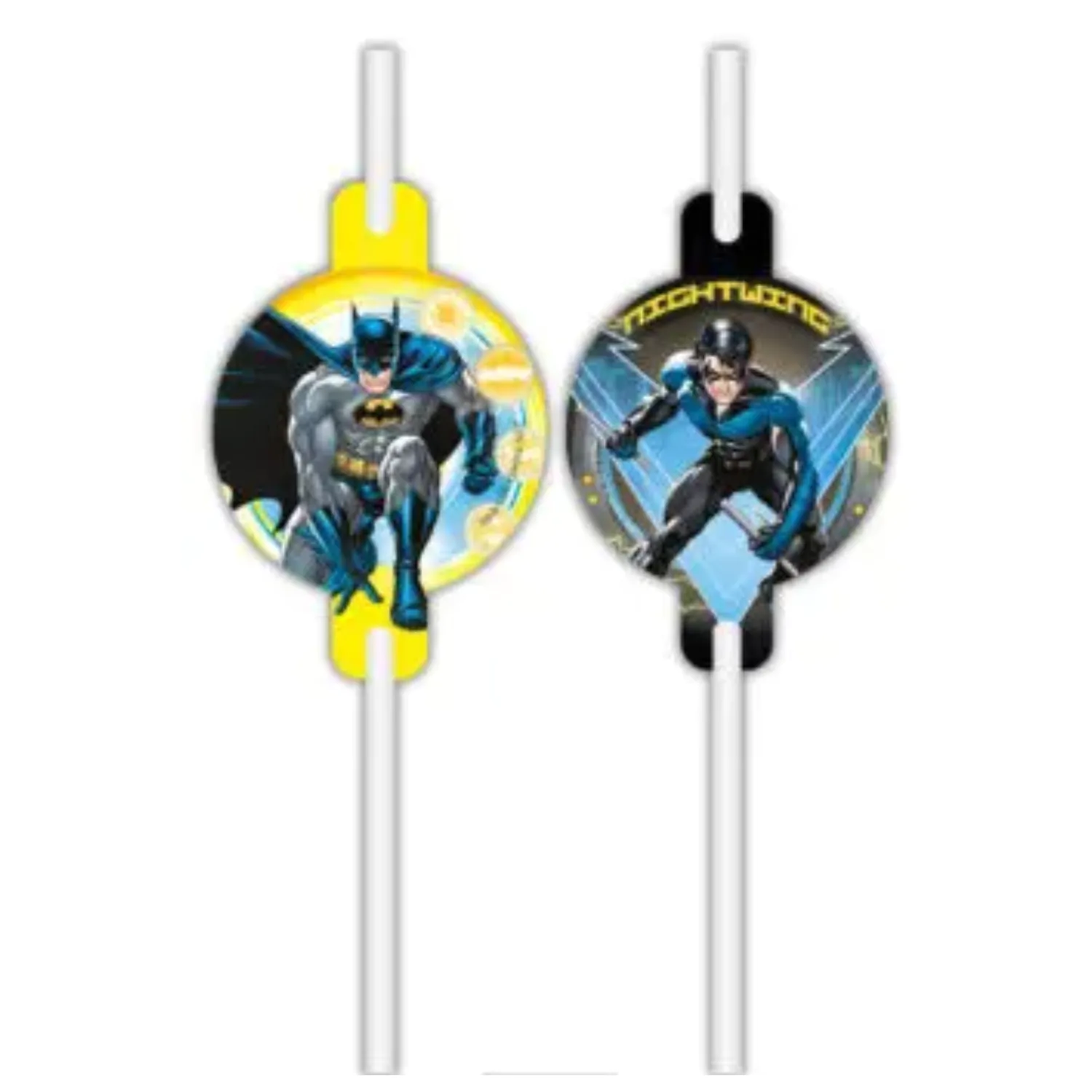 Batman Rogue Rage Papierstrohhalm 4 Stück Set FSC Produktfoto