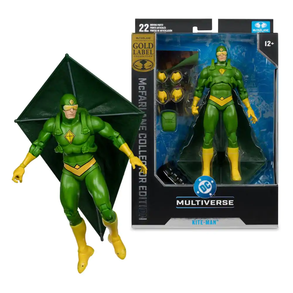Batman Rogues DC Multiverse McFarlane Collector Edition Actionfigur #43 Kite Man (Gold Label) 21 cm Produktfoto
