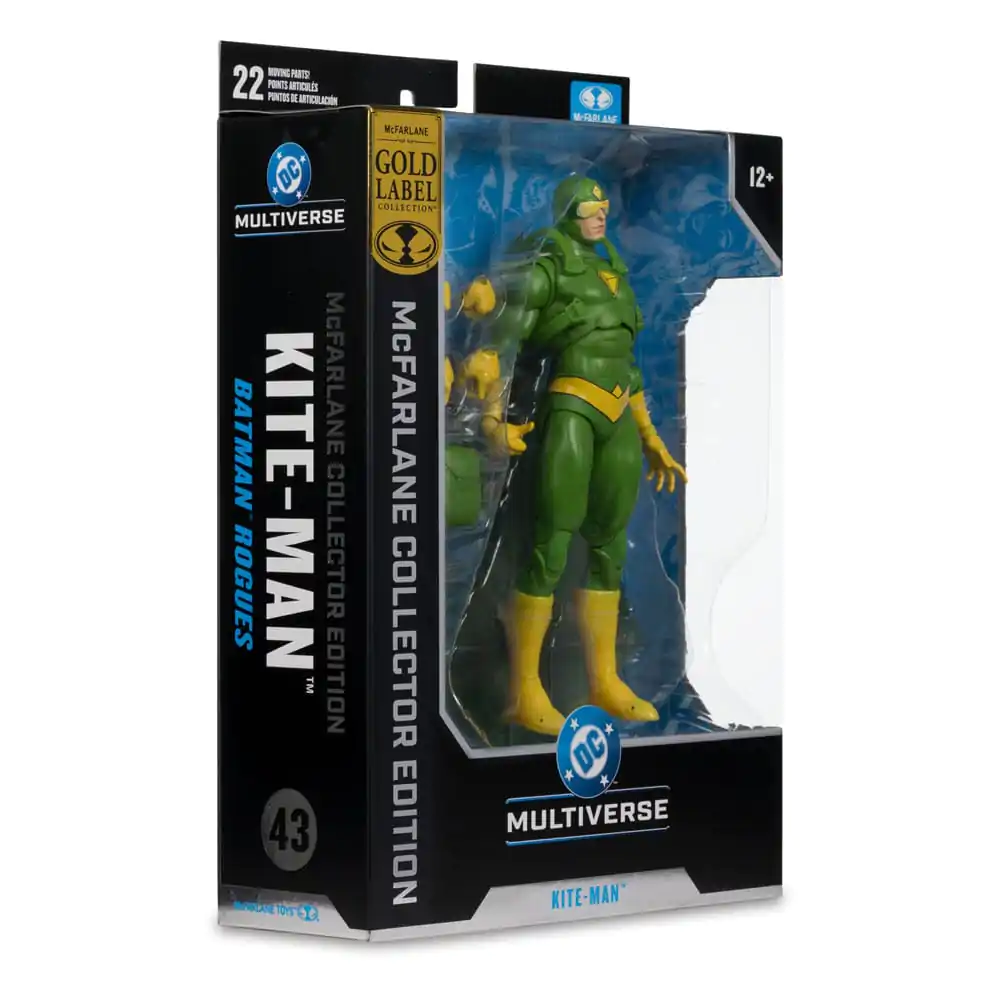 Batman Rogues DC Multiverse McFarlane Collector Edition Actionfigur #43 Kite Man (Gold Label) 21 cm Produktfoto