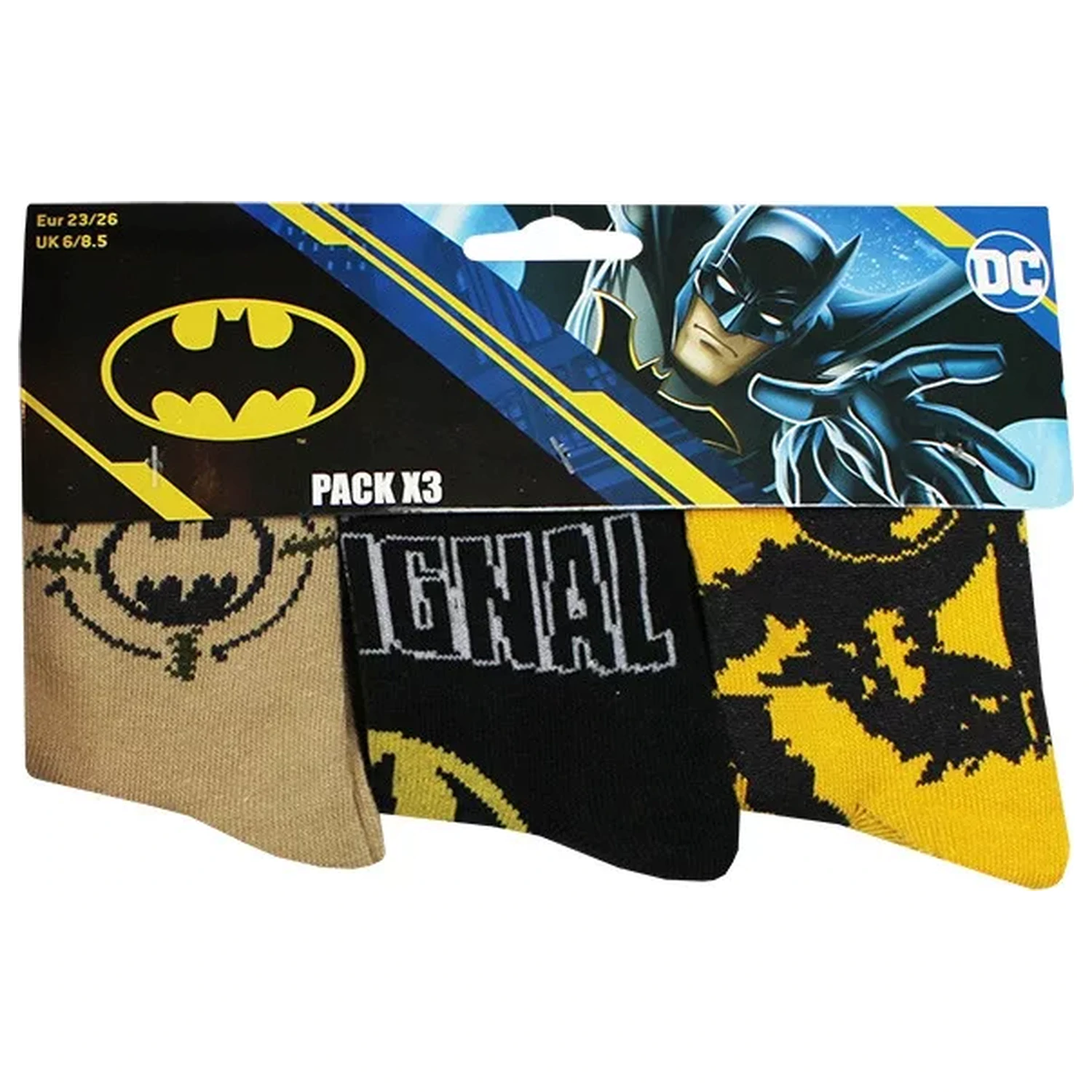 Batman Sign Kinder Socken 27/30 Produktfoto