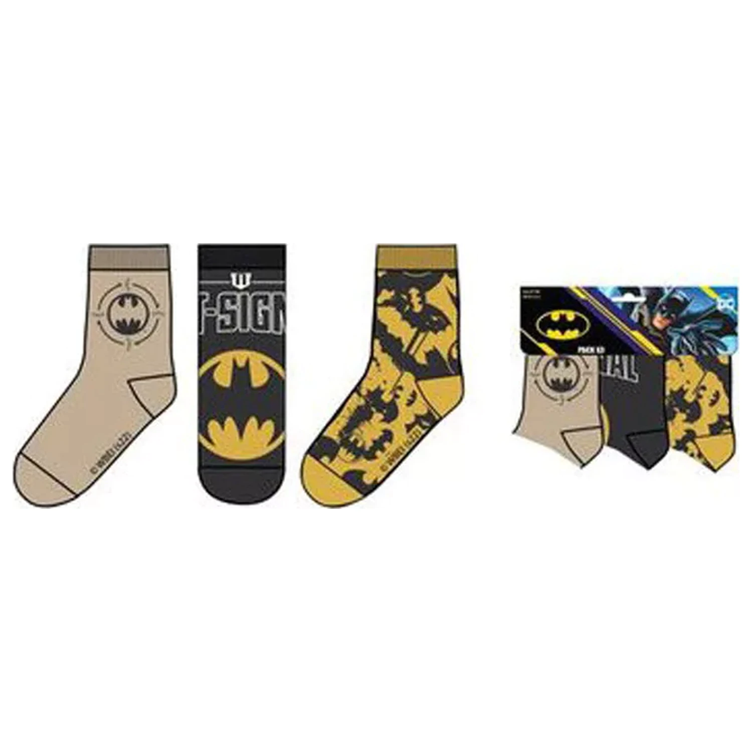 Batman Sign Kinder Socken 31/34 Produktfoto