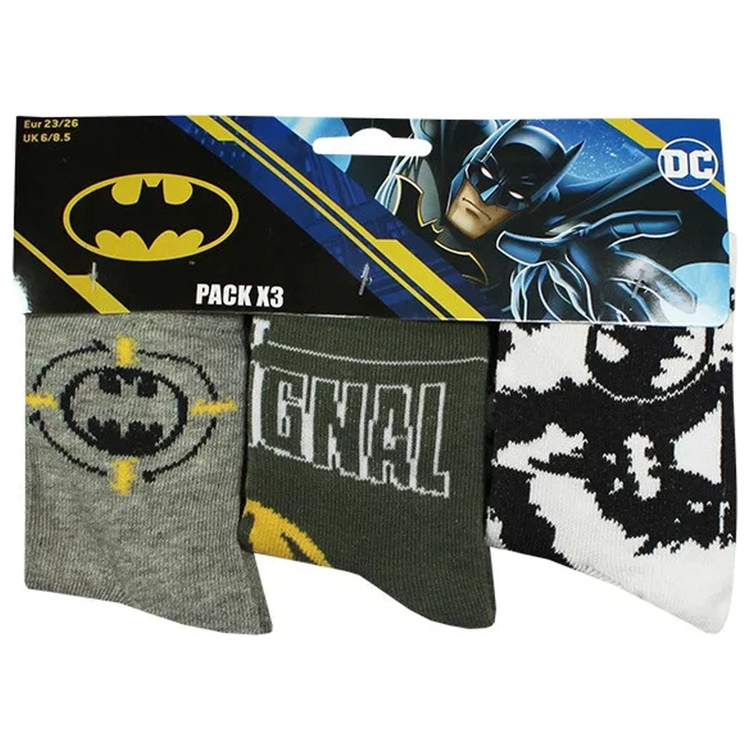 Batman Signal Kindersocken 23/26 Produktfoto