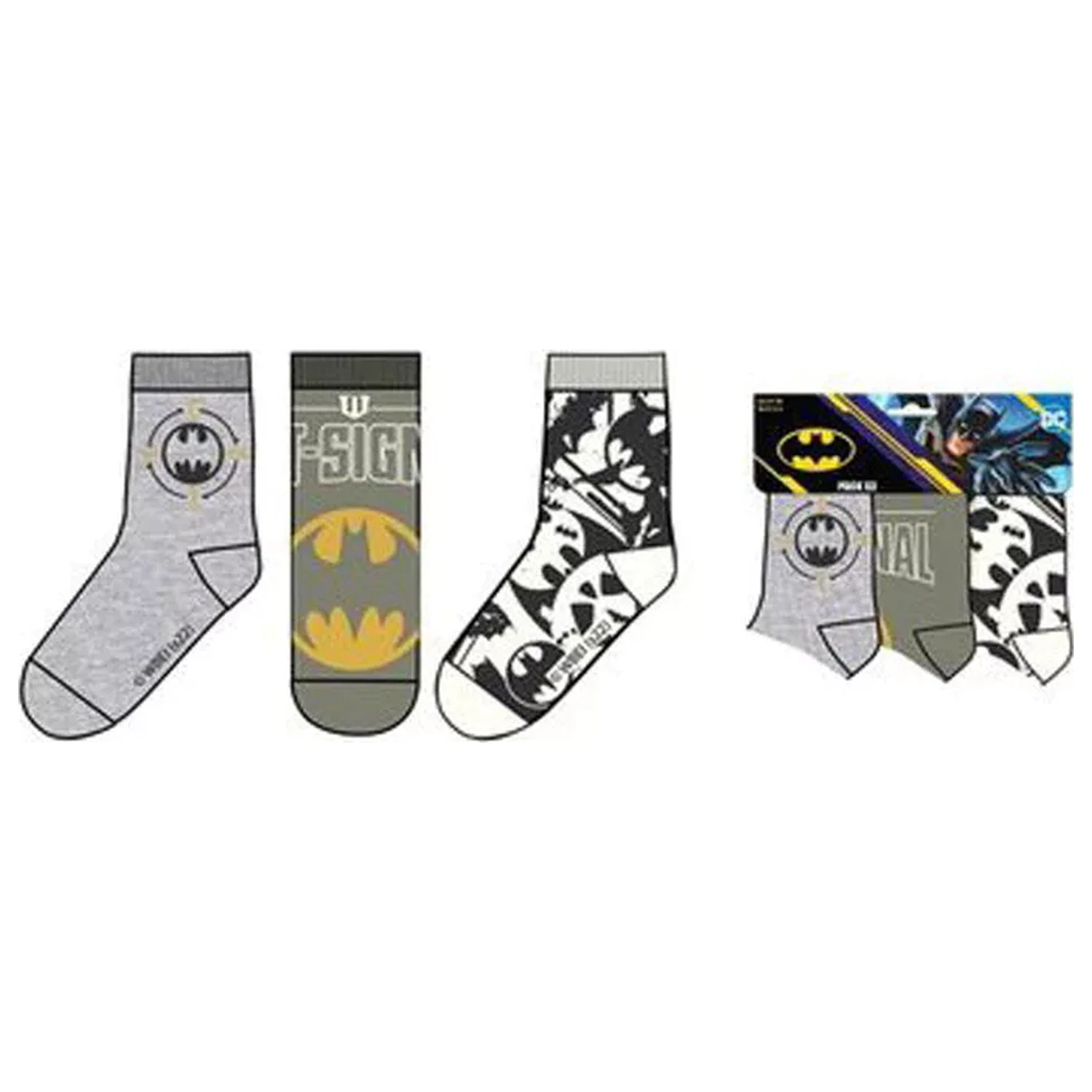 Batman Signal Kinder-Socken 31/34 Produktfoto