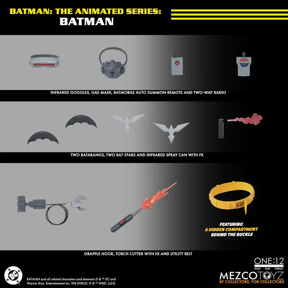 Batman: The Animated Series Action Figur 1/12 Batman 17 cm Produktfoto