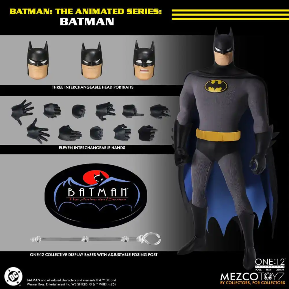 Batman: The Animated Series Action Figur 1/12 Batman 17 cm Produktfoto