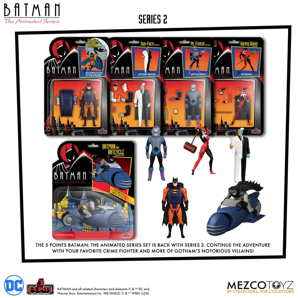 Batman: The Animated Series 2 5 Points Actionfiguren Deluxe Box Set 9 cm termékfotó