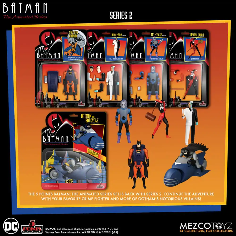 Batman: The Animated Series 2 5 Points Actionfiguren Deluxe Box Set 9 cm termékfotó