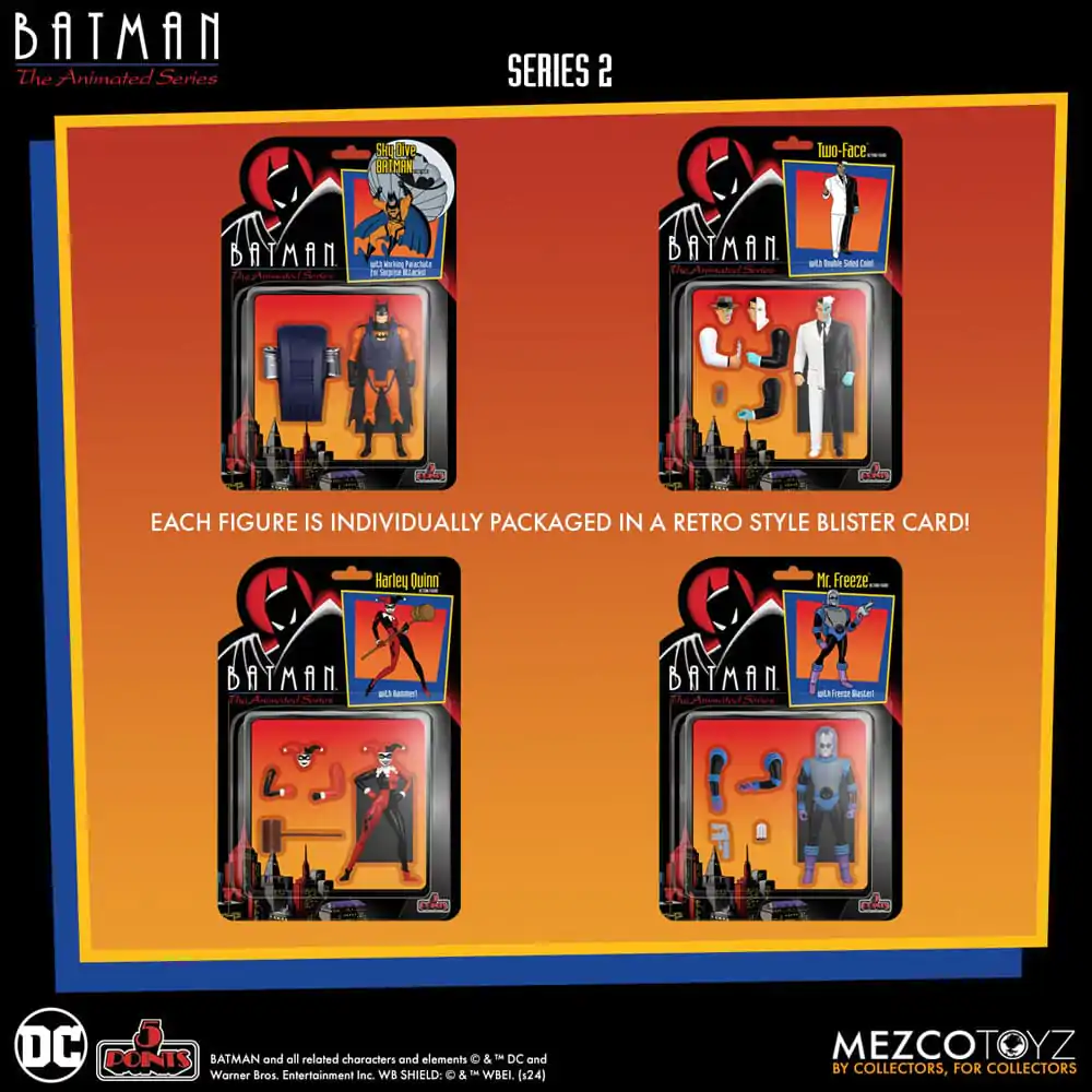 Batman: The Animated Series 2 5 Points Actionfiguren Deluxe Box Set 9 cm termékfotó