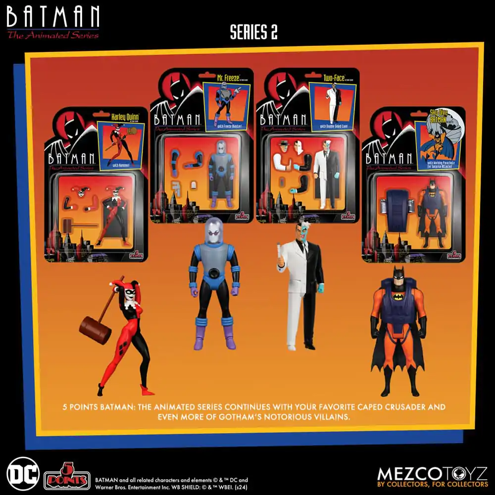 Batman: The Animated Series 2 5 Points Actionfiguren Deluxe Box Set 9 cm termékfotó