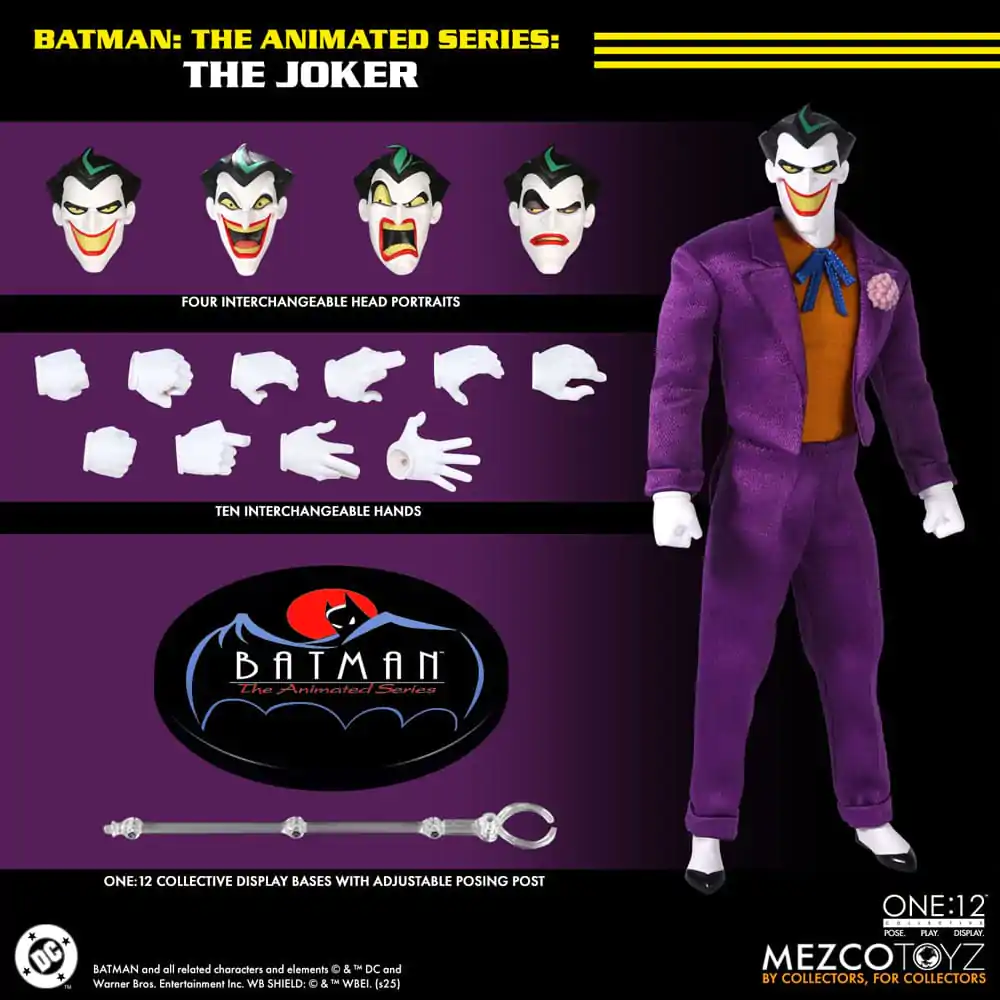 Batman: The Animated Series Action Figur 1/12 The Joker 17 cm Produktfoto
