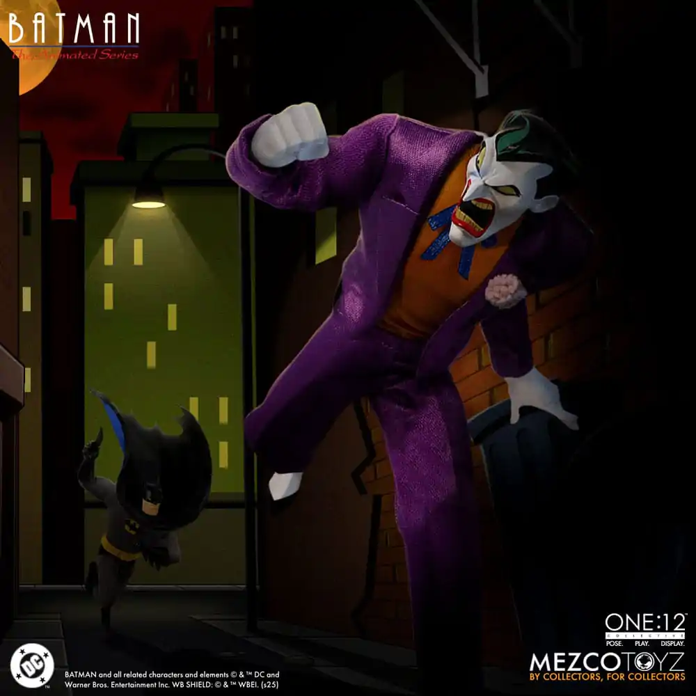 Batman: The Animated Series Action Figur 1/12 The Joker 17 cm Produktfoto