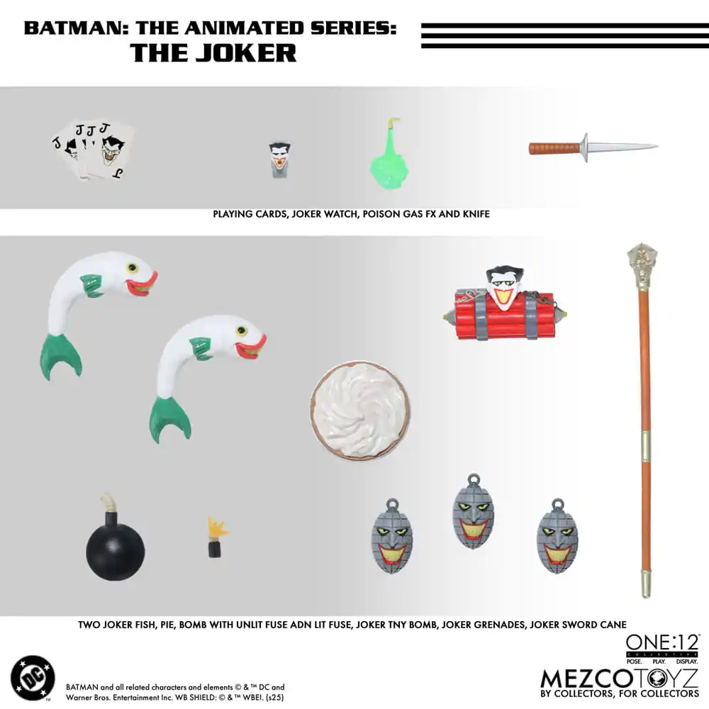 Batman: The Animated Series Action Figur 1/12 The Joker 17 cm Produktfoto