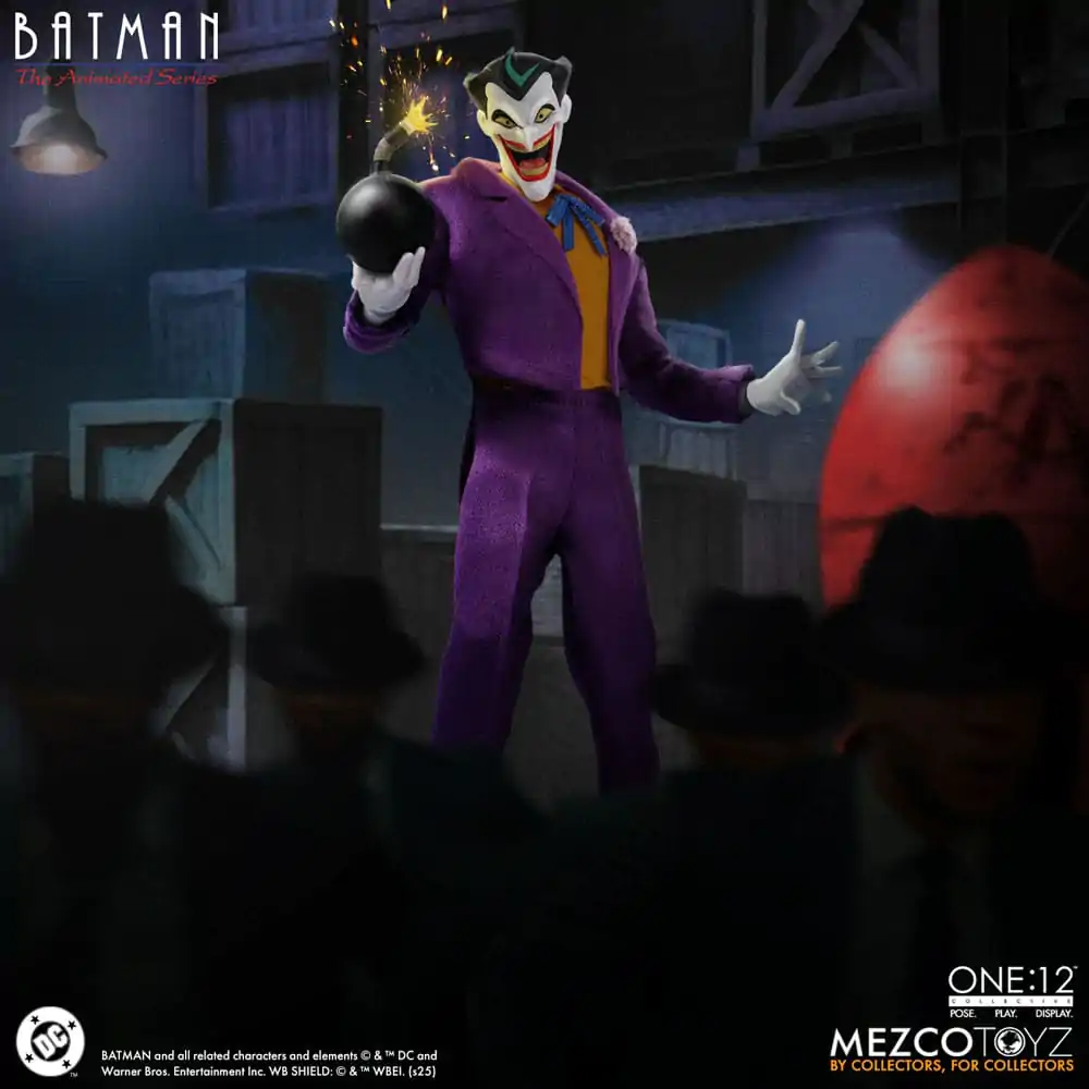 Batman: The Animated Series Action Figur 1/12 The Joker 17 cm Produktfoto